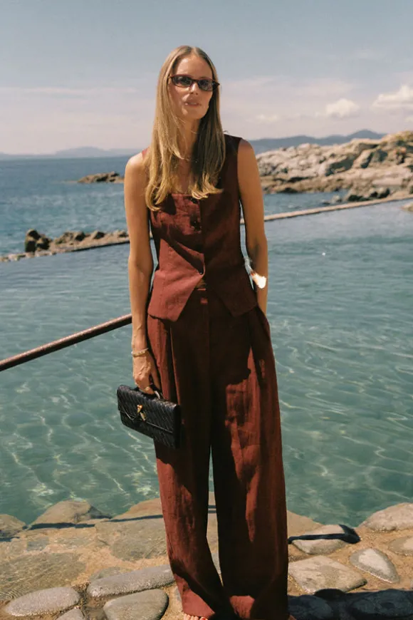 FRAN SAHARA LINEN PANT