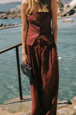 FRAN SAHARA LINEN PANT