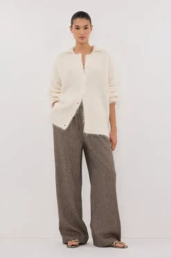 FRANKIE CHOC TWEED PANT