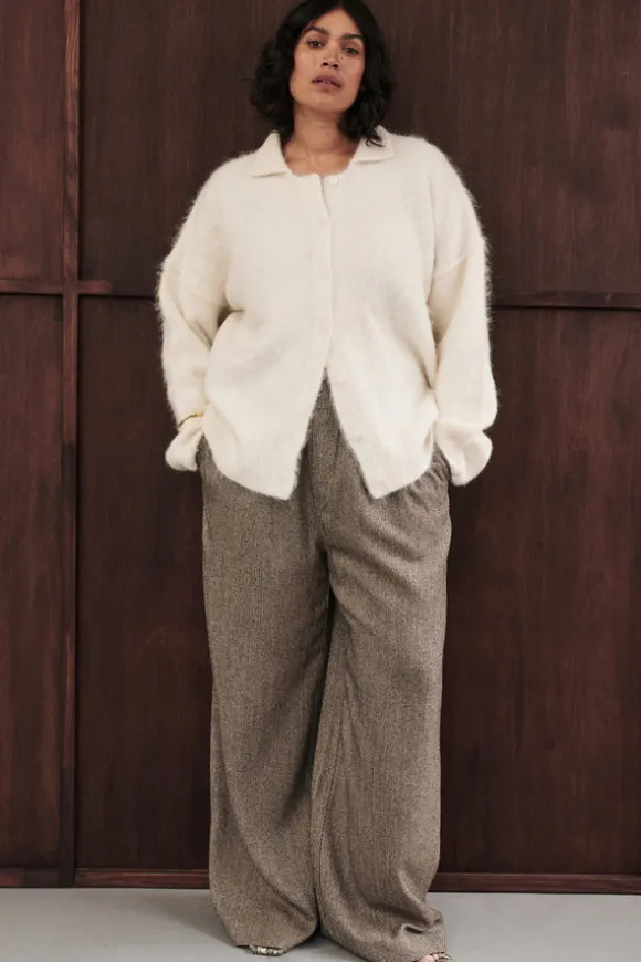 FRANKIE CHOC TWEED PANT