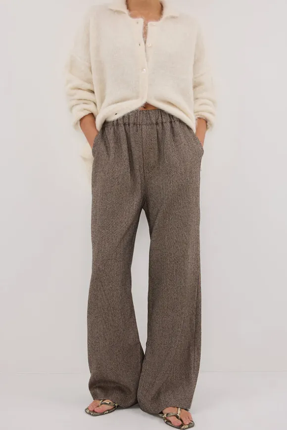 FRANKIE CHOC TWEED PANT