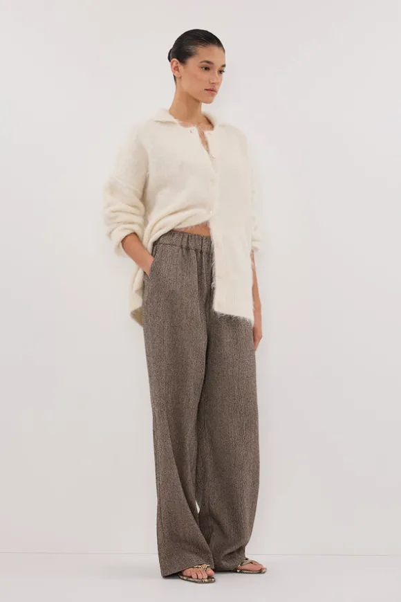 FRANKIE CHOC TWEED PANT