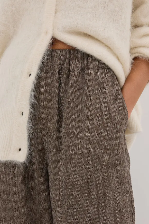 FRANKIE CHOC TWEED PANT