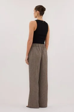 FRANKIE CHOC TWEED PANT