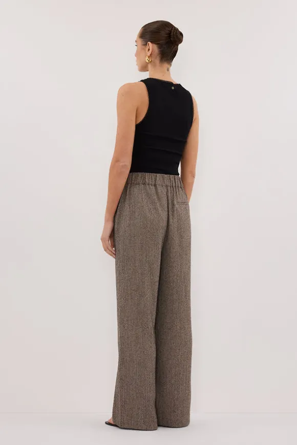 FRANKIE CHOC TWEED PANT