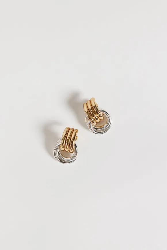 HEAVEN MAYHEM MINI KNOT MIXED EARRING