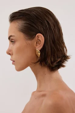 HEAVEN MAYHEM TABI EARRING GOLD