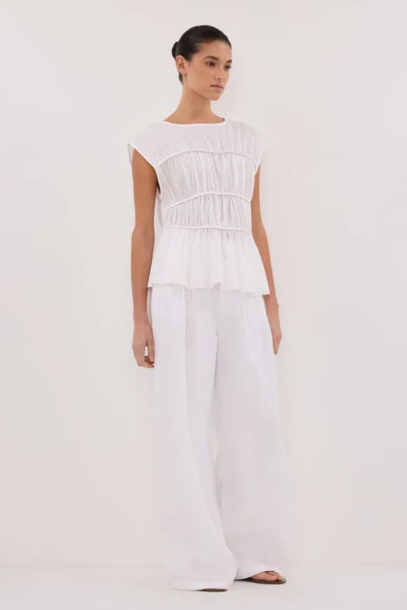 HOLDEN WHITE LINEN PANT