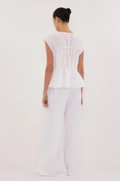 HOLDEN WHITE LINEN PANT