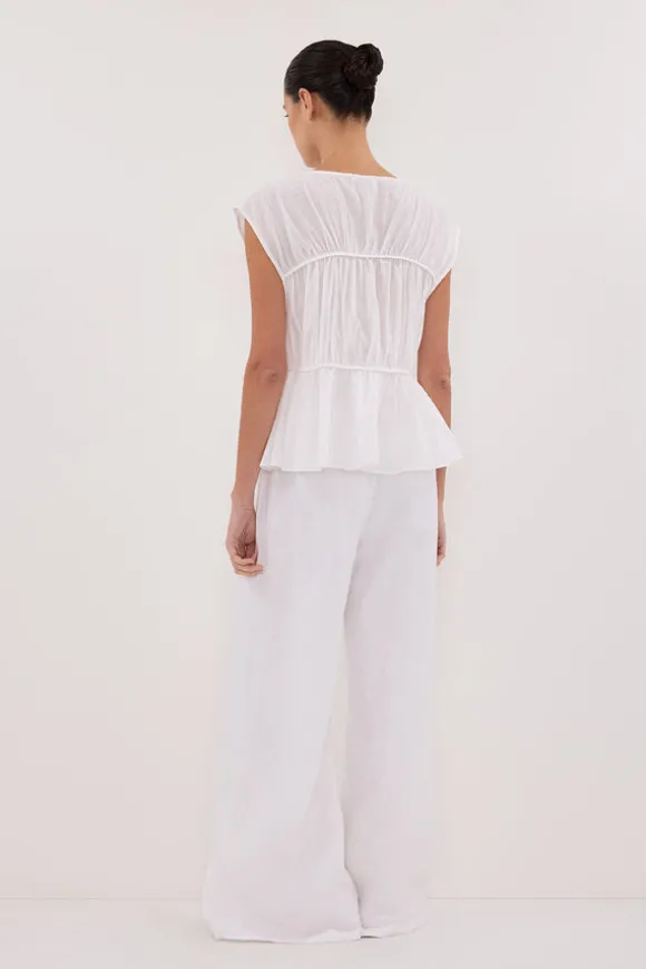 HOLDEN WHITE LINEN PANT