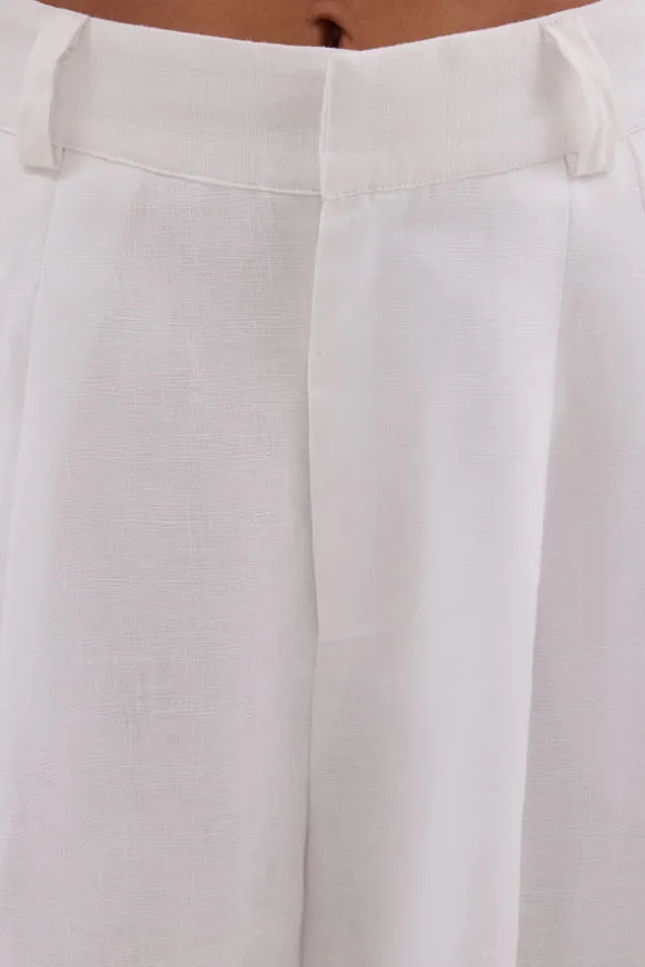 HOLDEN WHITE LINEN PANT