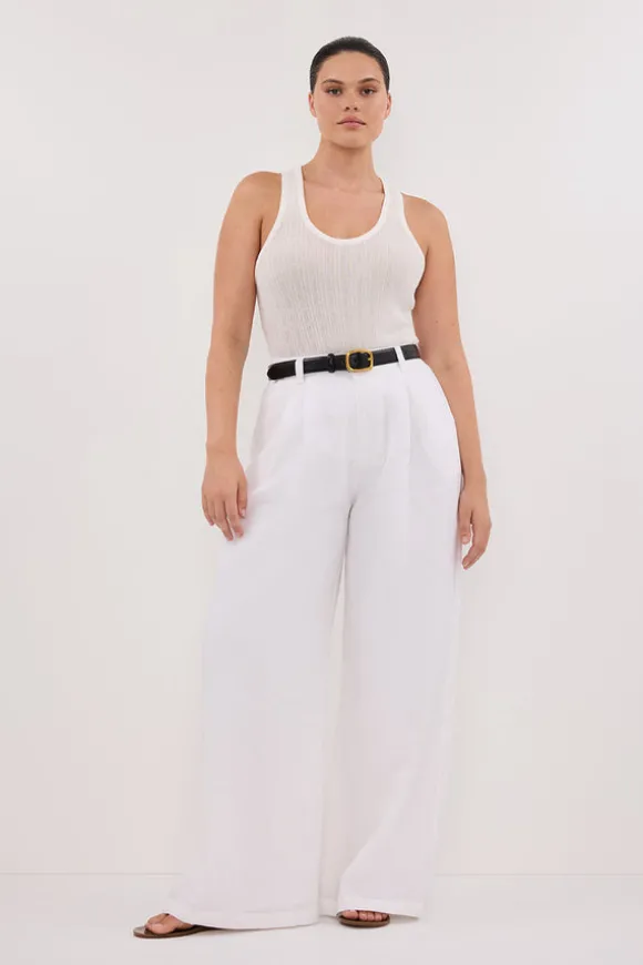 HOLDEN WHITE LINEN PANT