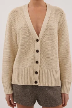 HUGO CLAY KNIT CARDIGAN