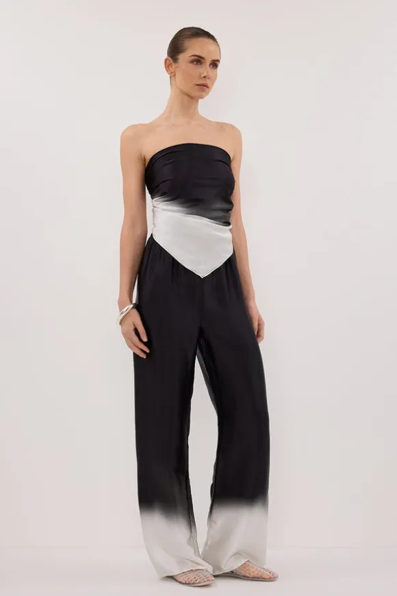HUXLEY OMBRE SILK SCARF TOP