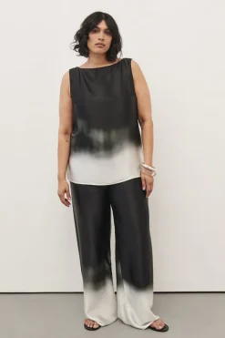 HUXLEY OMBRE SILK TOP