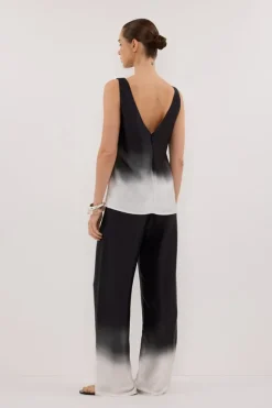 HUXLEY OMBRE SILK TOP