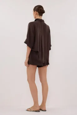 ISLA BITTER CHOC SILK SHORT