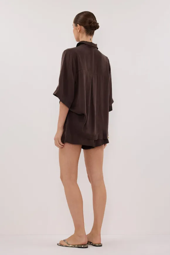 ISLA BITTER CHOC SILK SHORT