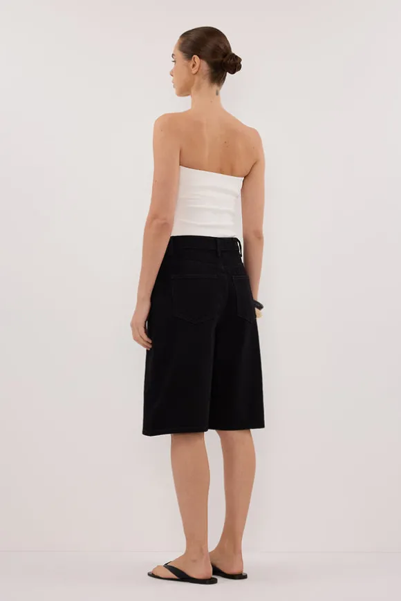 JACK JET BLACK DENIM BERMUDA SHORT