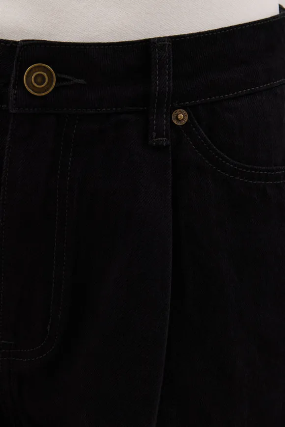 JACK JET BLACK DENIM BERMUDA SHORT