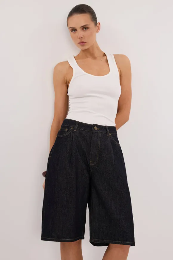 JACK RAW INDIGO DENIM BERMUDA SHORT