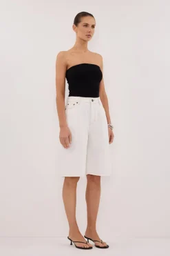 JACK WHITE DENIM BERMUDA SHORT