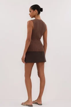 JASMINE MOCHA KNIT TOP