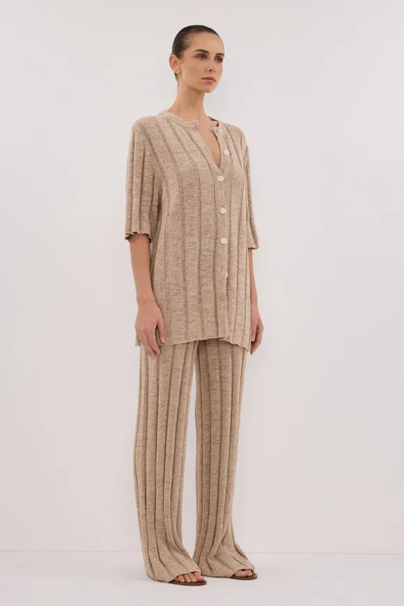 JAZZ NATURAL BUTTON KNIT SHIRT