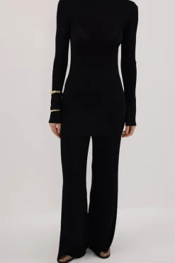 JOY BLACK KNIT PANT