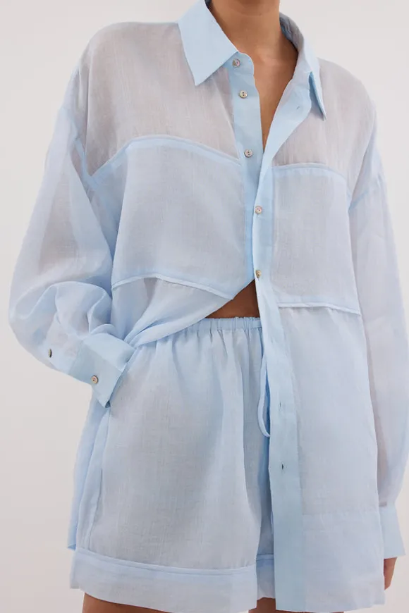 KAI CORNFLOWER RAMIE SHORT