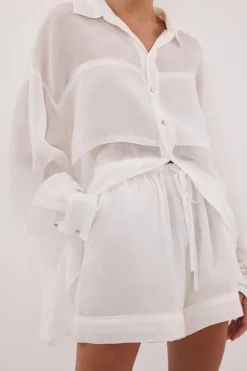 KAI WHITE RAMIE SHORT