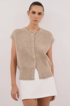 KATE OAT MARLE KNIT VEST