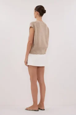 KATE OAT MARLE KNIT VEST