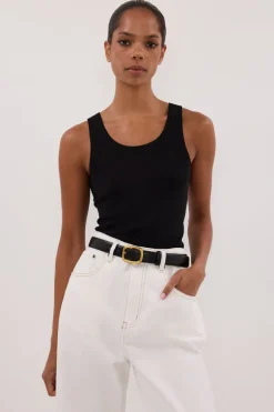 LEE BLACK KNIT TANK