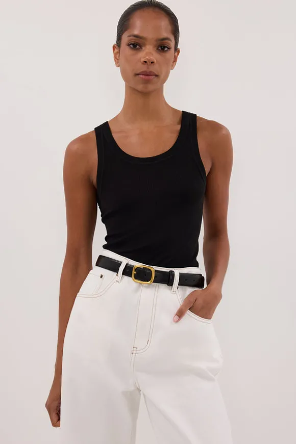 LEE BLACK KNIT TANK