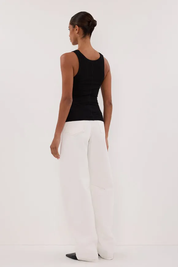 LEE BLACK KNIT TANK