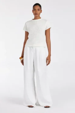 LEO OFF WHITE KNIT TOP