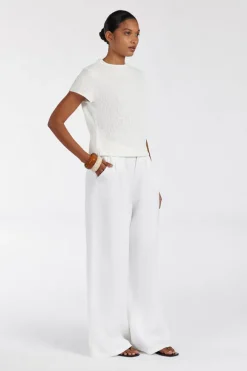 LEO OFF WHITE KNIT TOP