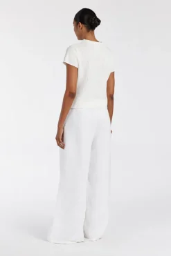 LEO OFF WHITE KNIT TOP