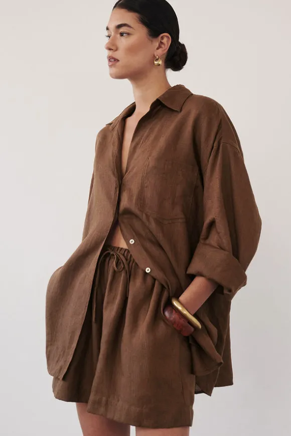 LUNE FONDANT LINEN SHORT