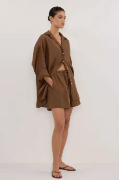 LUNE FONDANT LINEN SHORT