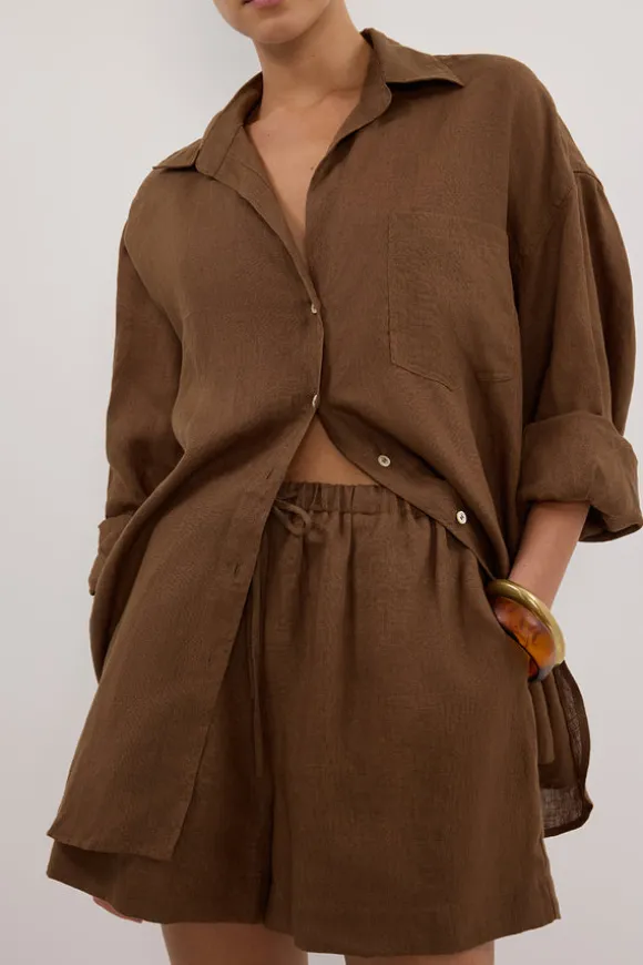 LUNE FONDANT LINEN SHORT
