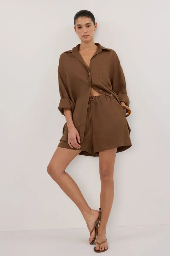 LUNE FONDANT LINEN SHORT