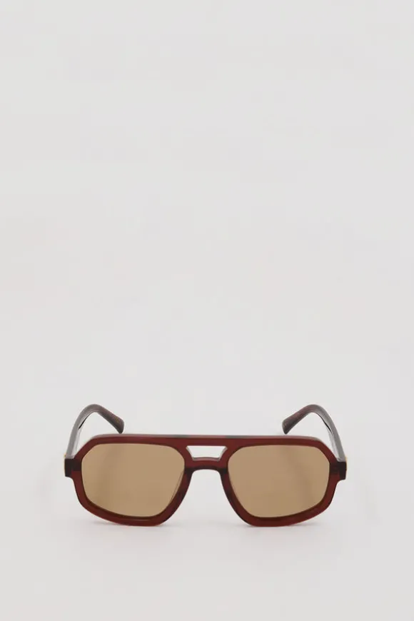 LUV LOU THE BANKS CHERRY SUNGLASSES