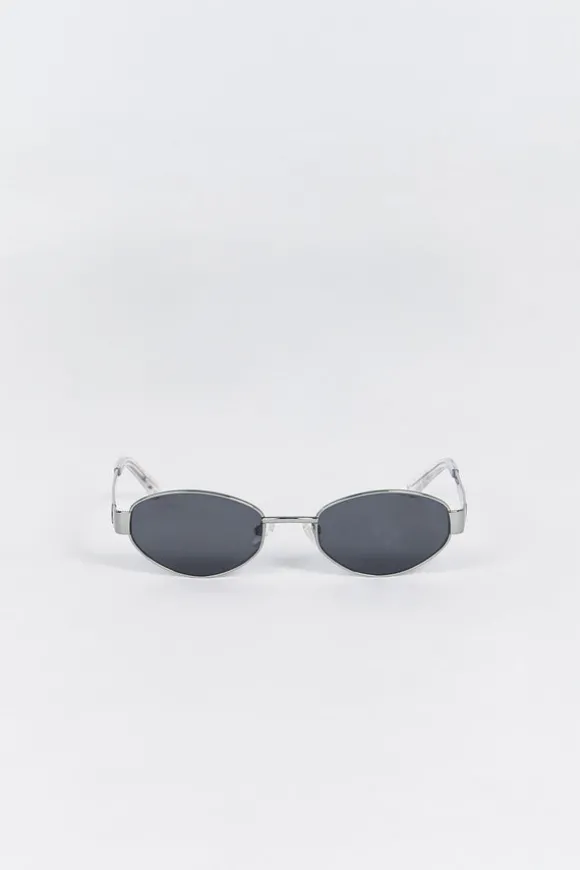 LUV LOU THE BOSTON SILVER SUNGLASSES