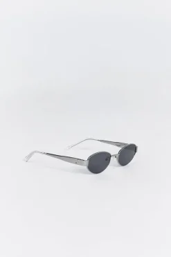 LUV LOU THE BOSTON SILVER SUNGLASSES