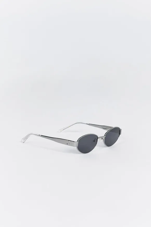 LUV LOU THE BOSTON SILVER SUNGLASSES
