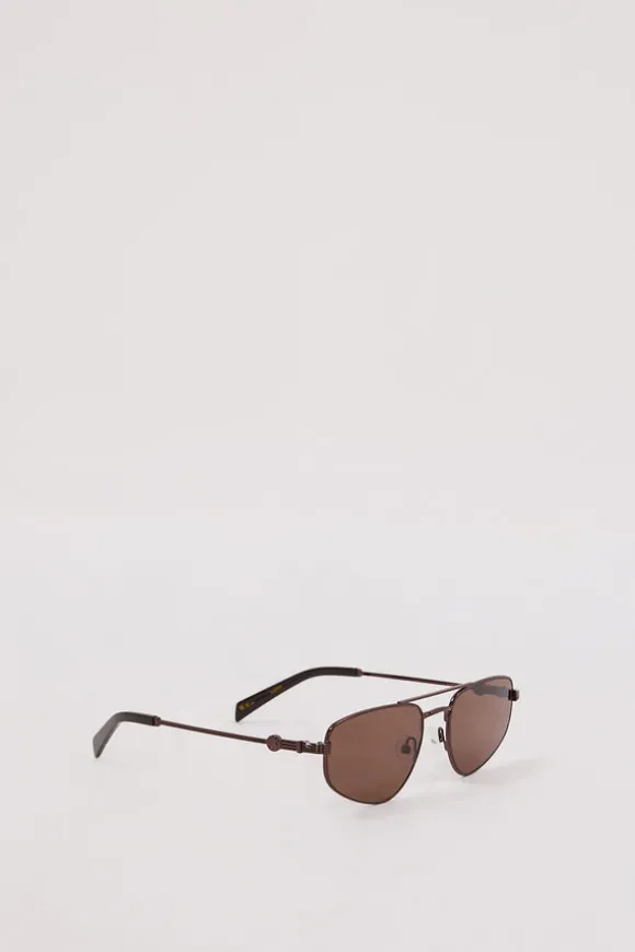 LUV LOU THE HARVEY BRONZE SUNGLASSES
