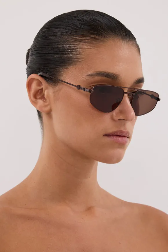 LUV LOU THE HARVEY BRONZE SUNGLASSES