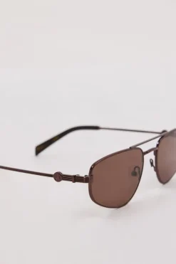 LUV LOU THE HARVEY BRONZE SUNGLASSES